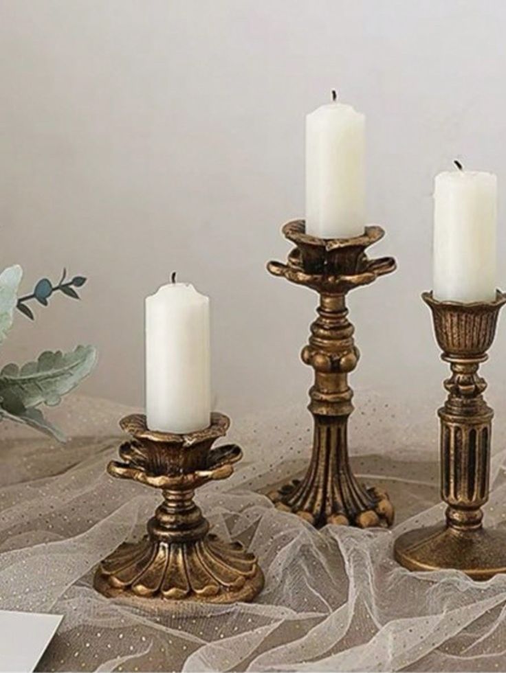 Candle Holder Set - 3 Pieces